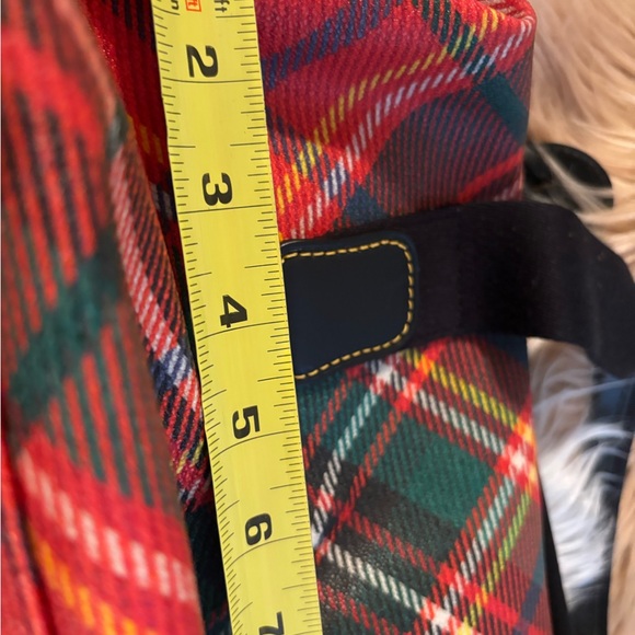 DOONEY AND BURKE RED PLAID BAG. - Picture 4 of 13